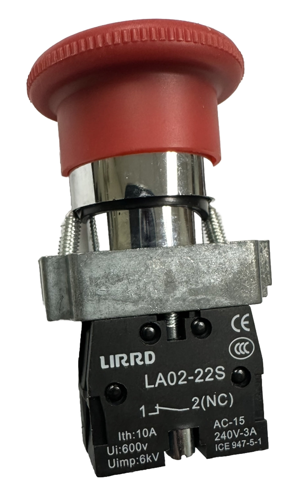 Rebar Bender Machine Rb25 RB32 Emergency Stop Push Shut Off Button Pop Switch