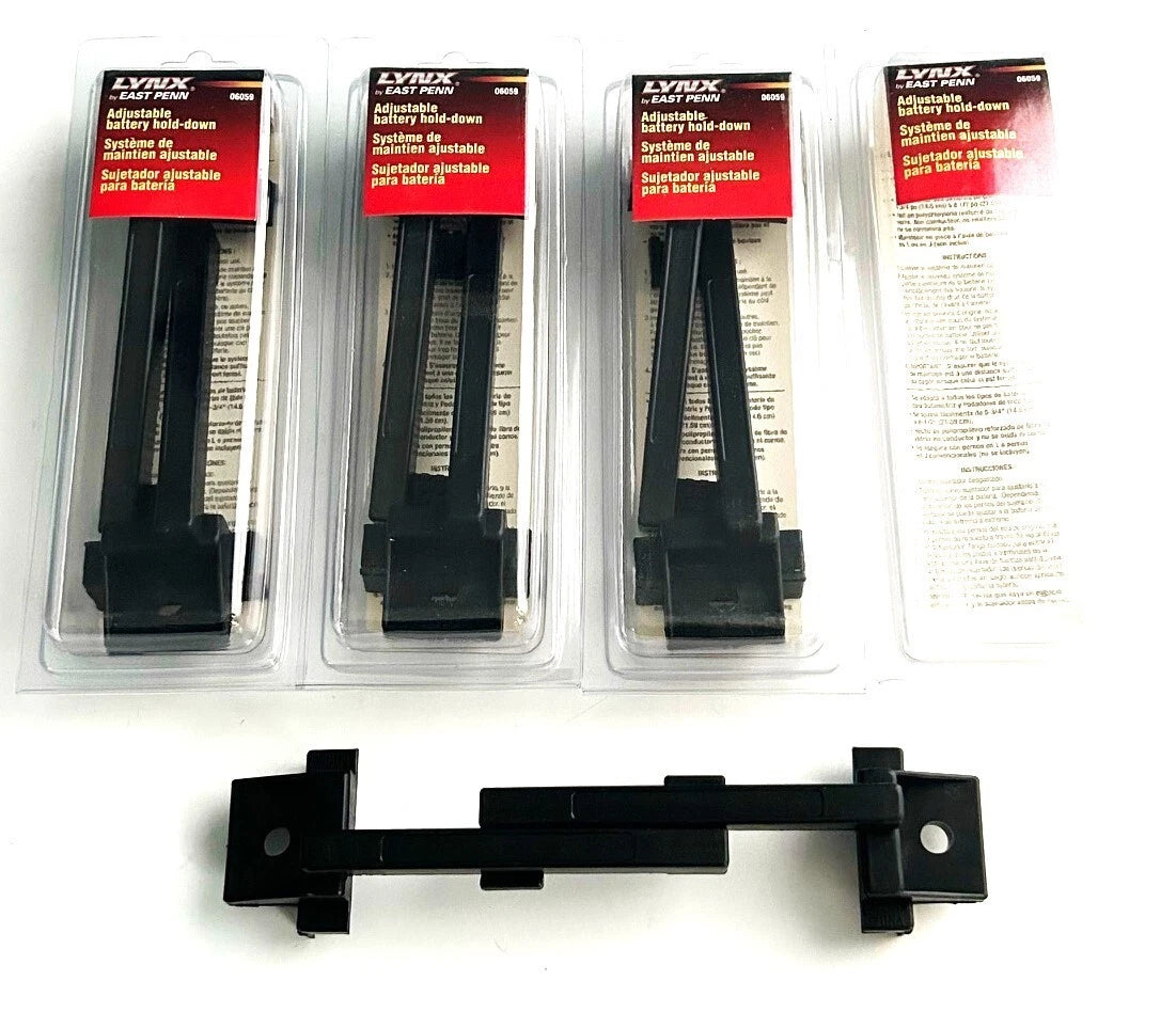 4 Lynx By Deka Adjustable Battery Hold Down Brackets Car Truck Suv