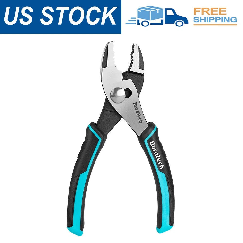 Duratech 6 Inch Slip Joint Pliers With High Carbon Steel Tpr Handle