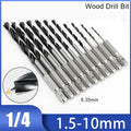 HSS Brad Point Wood Drill Bit Set 1.5mm - 10mm