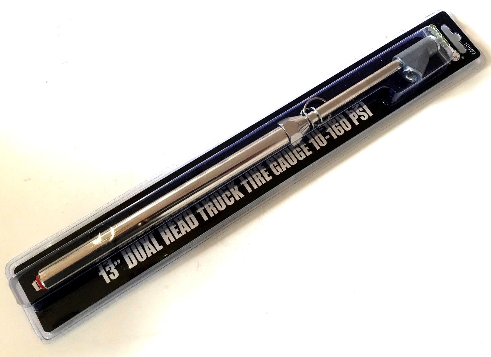 Grip Straight/Dual Head Tire Air Pressure Gauge