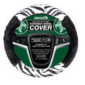 Montoya Steering Wheel Glove Cover Soft Grip Furry Zebra Print UniversalOpens in