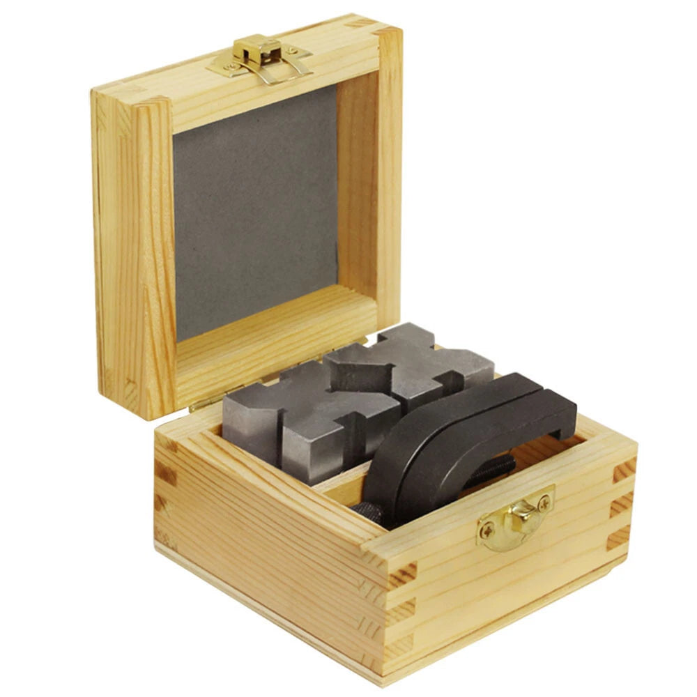 V Blocks And Clamps Set 1-5/8 Inch X 1-1/4 Inch X 1-1/4 Inch With