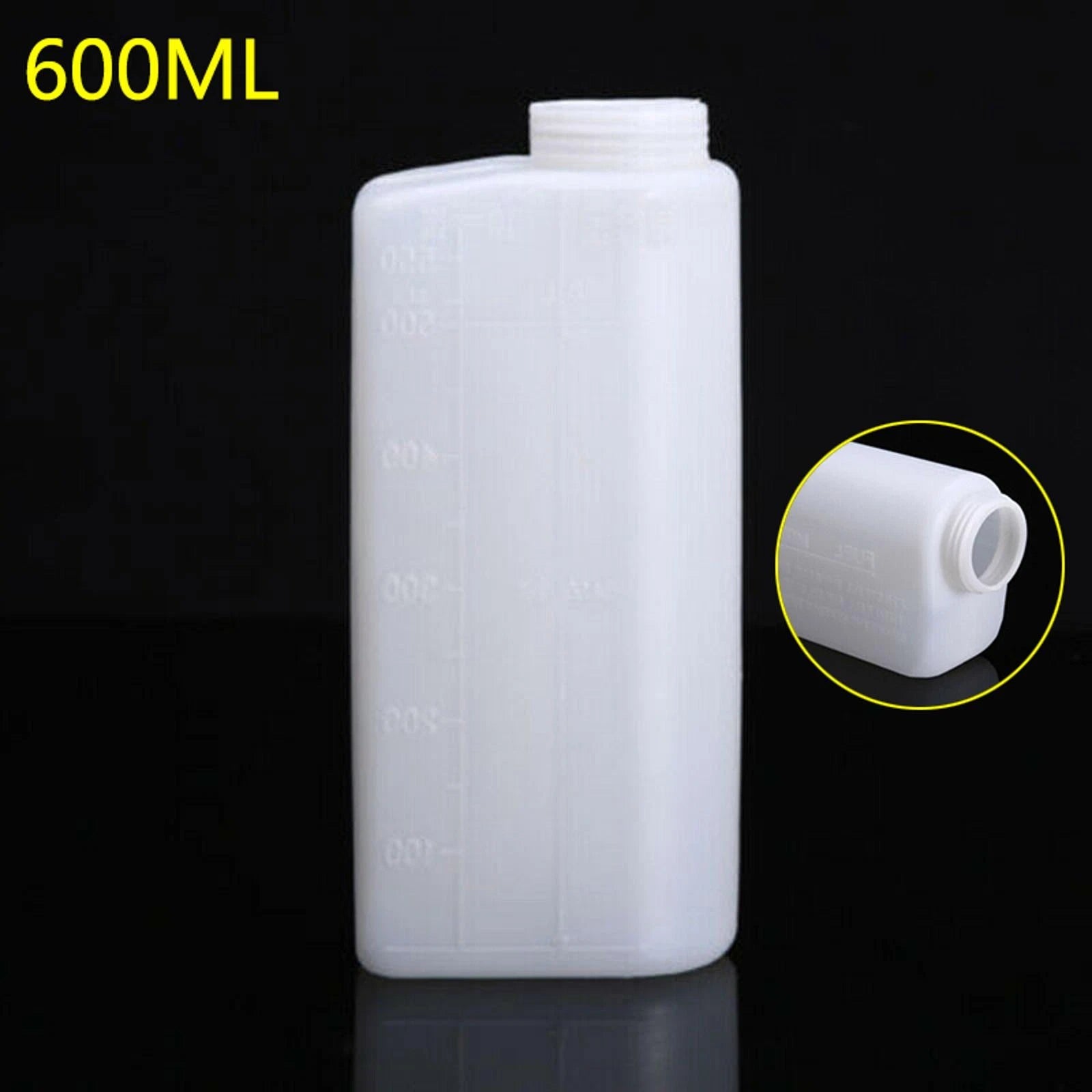 600ml 2-stroke Oil Petrol Fuel Mixing Bottle Container For Chainsaw
