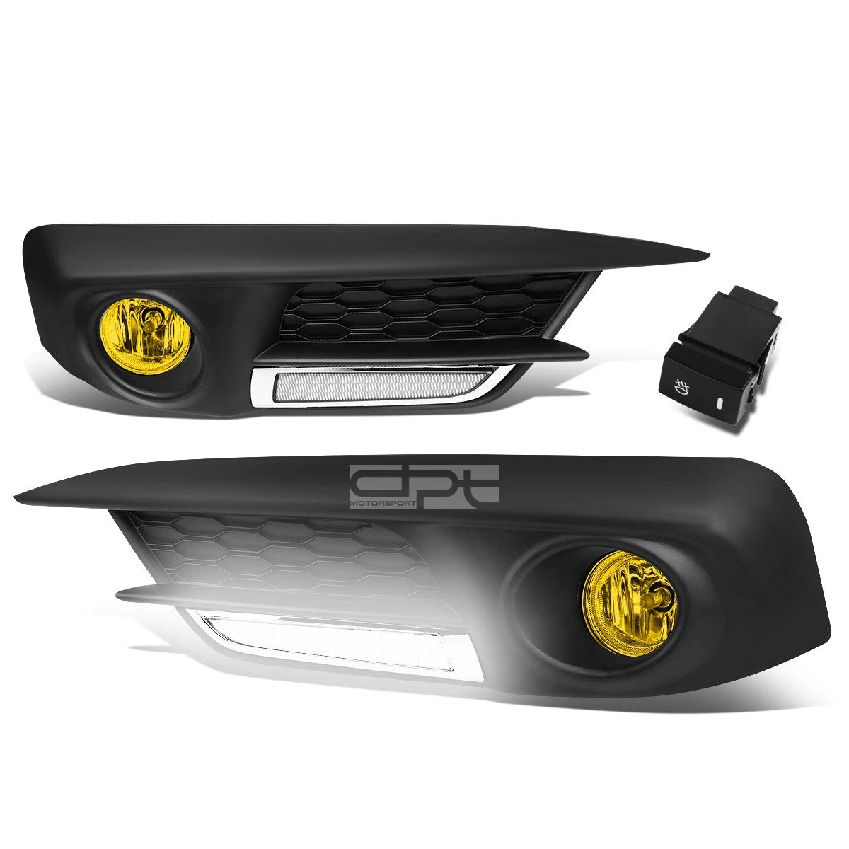 Fit 16-17 Honda Civic Fc Fk [Led Drl] Amber Lens | Built Supply Co