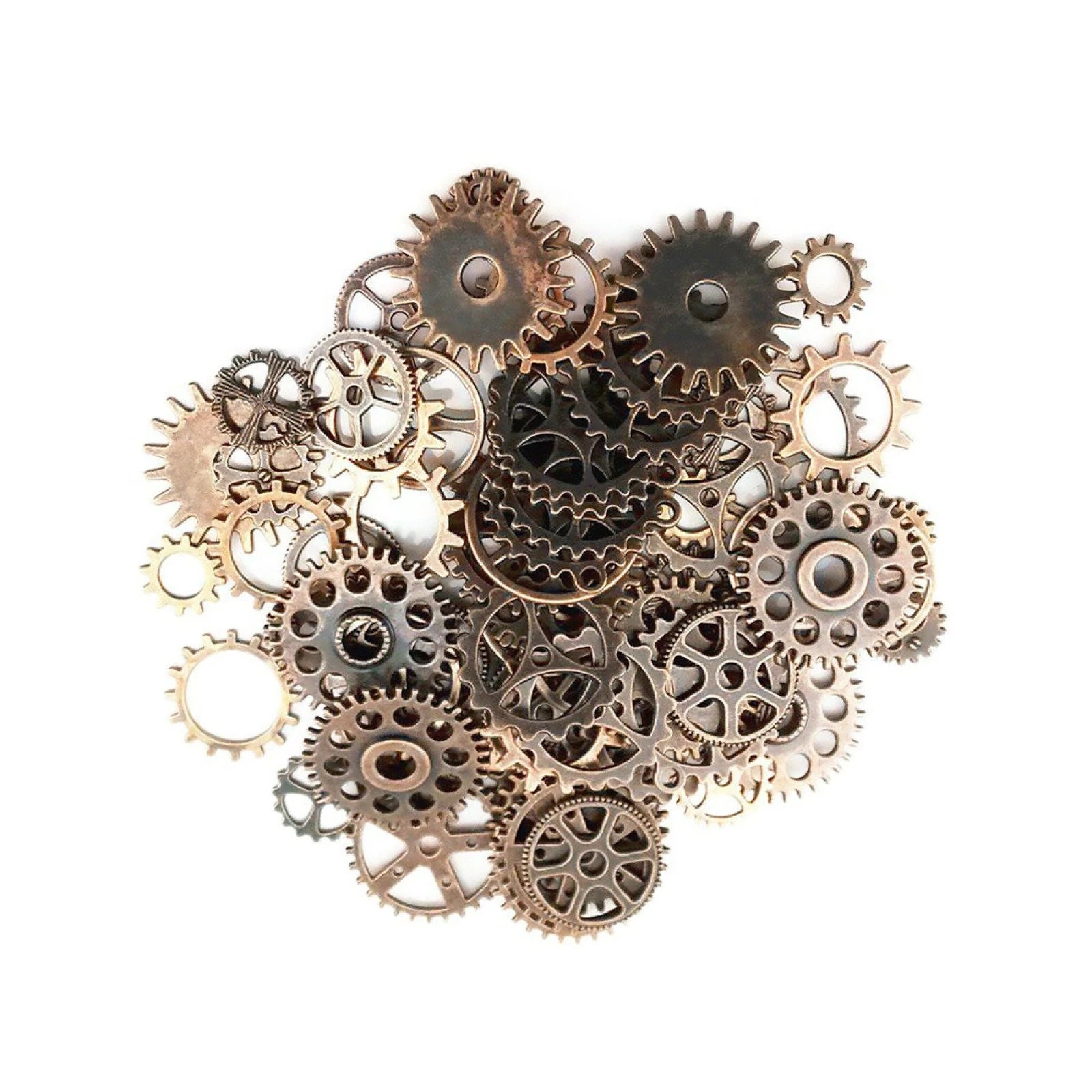 Bronze Watch Parts Steampunk Cyberpunnk Cogs Gears Diy Jewelry Crafts