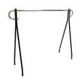 62x19x54 Black Clothing Rack Single Rail Garment Display Stand For