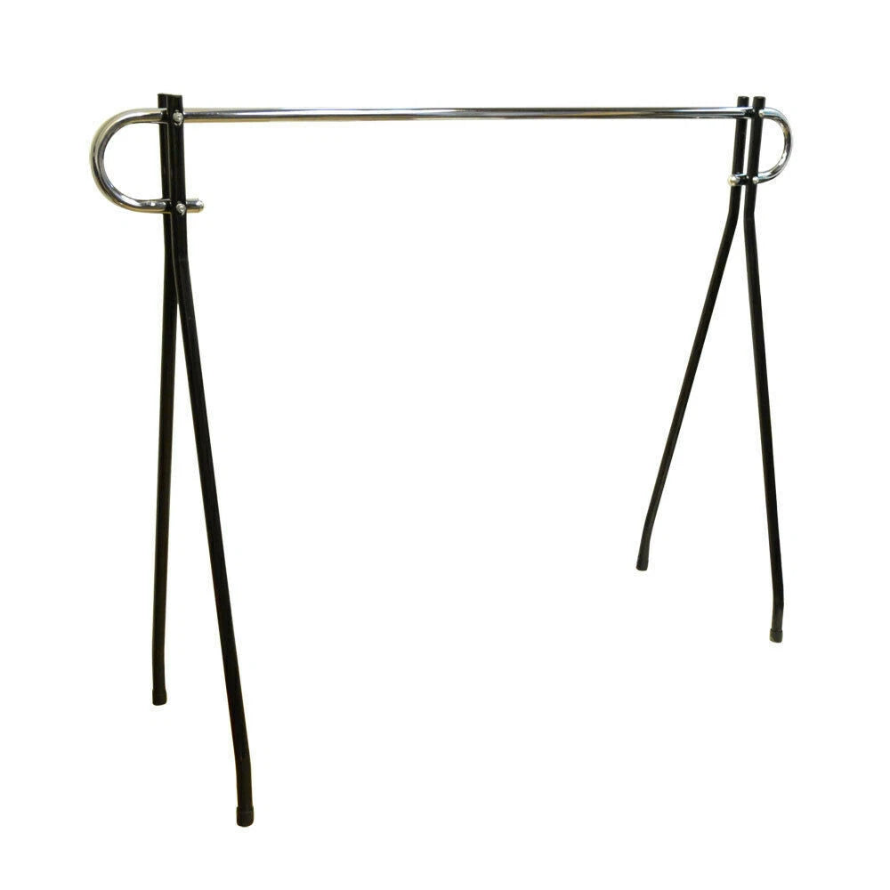 62x19x54 Black Clothing Rack Single Rail Garment Display Stand For