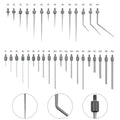 For Dial Indicator Measurer Rod Depth Gauge Kit For Cross Border