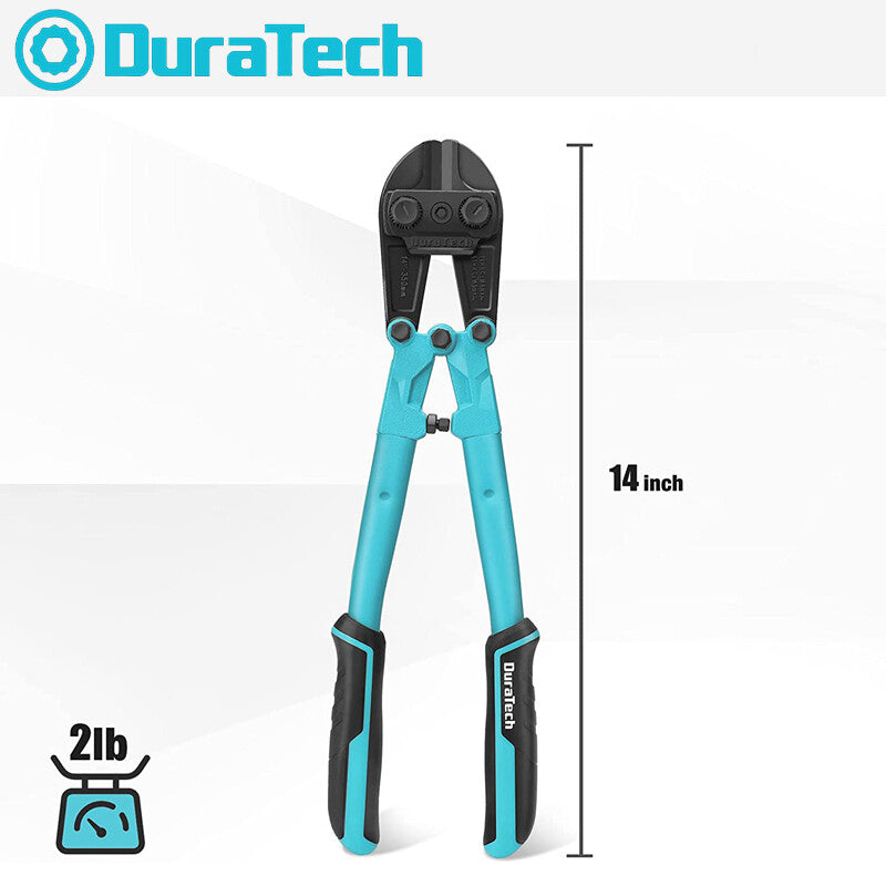 DURATECH 14" Heavy Duty Bolt Cutter Chrome Vanadium Steel Forged Blade
