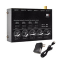 Ultra Low Noise 4 Channel Line Mixer Mini Audio | Built Supply Co