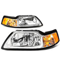 [Led Drl]fit 1999-2004 Ford Mustang Pair Chrome | Built Supply Co