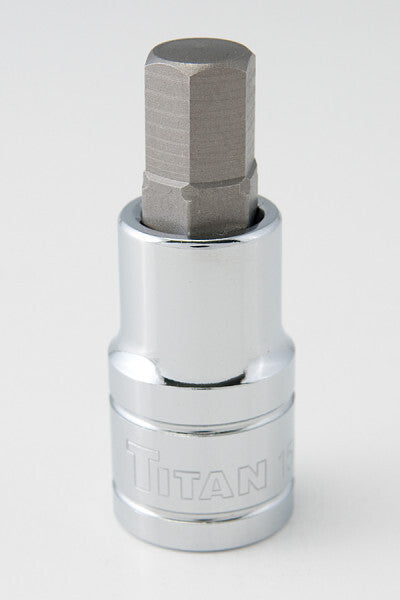Titan Hex Bit Socket 1/2-Inch Drive by Titan