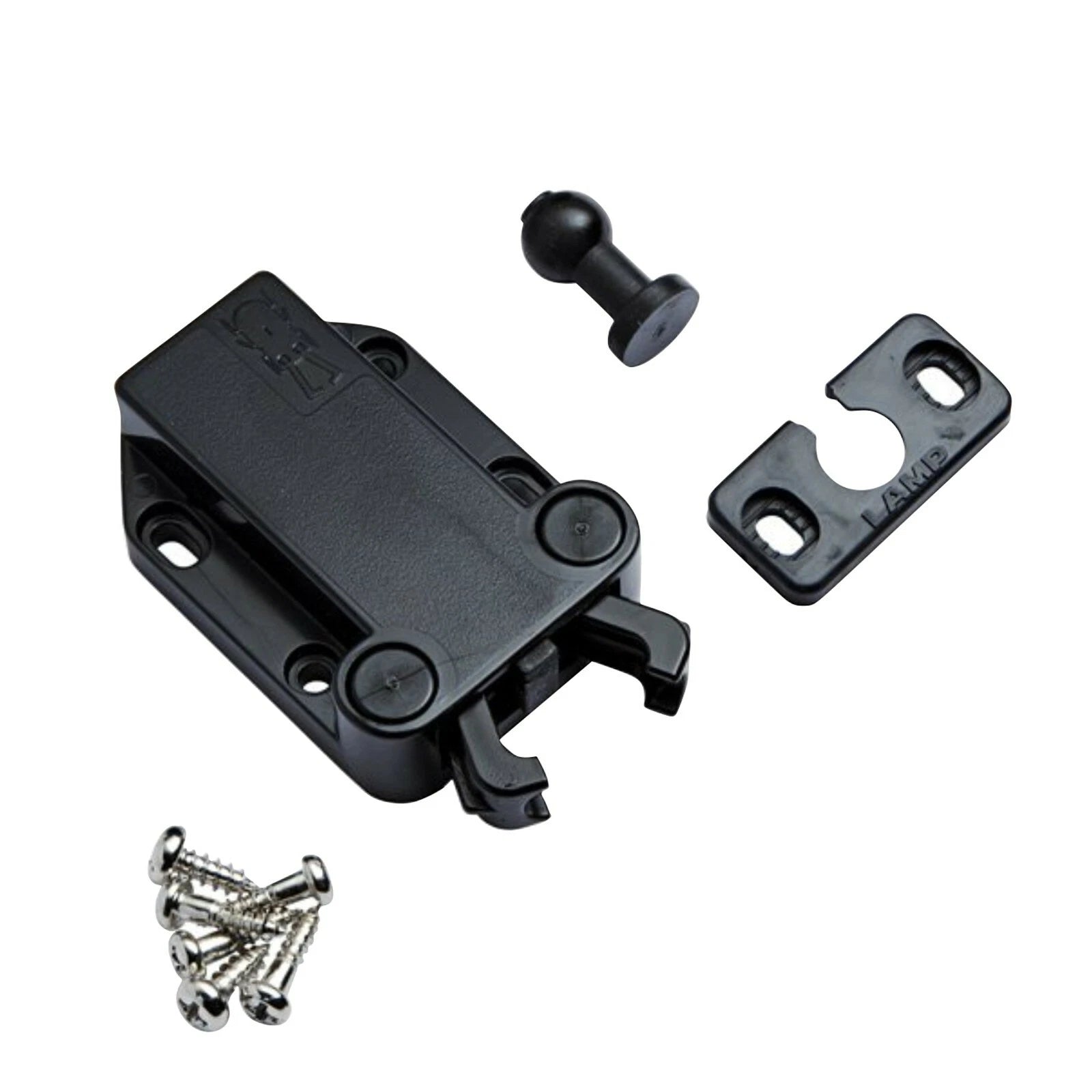 2 Pack Sugatsune Lamp Non-magnetic Touch Latch Safe Push Latch Black