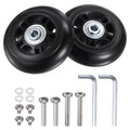 70x24mm New Luggage Wheels Kits With Built-in Metal Double Ball