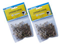 2x50pc 8gx50mm Zenith Countersunk Rib Head Chipboard Screws Ph Dr Made in Taiwan