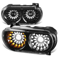 Fit 08-14 Dodge Challenger Led Drl Turn Signal | Built Supply Co