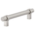 Euro Loop Style 5-1/32" Centers Brushed Nickel Decor Cabinet Pull