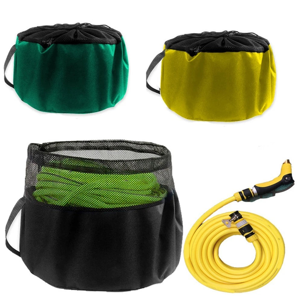 Garden And Rv Hose Storage Organizer Bag With Waterproof Oxford