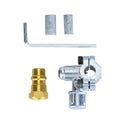 Universal A/c Retrofit Valve W/ Dust Cap For 7/16 Inch Low Side Port