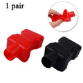 Car Battery Terminal Boot Rubber Insulating Boot Cover Sleeve Cap Red