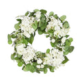 Spring Wreath 24" Hydrangea And Ranunculus Wreath Silk Floral For
