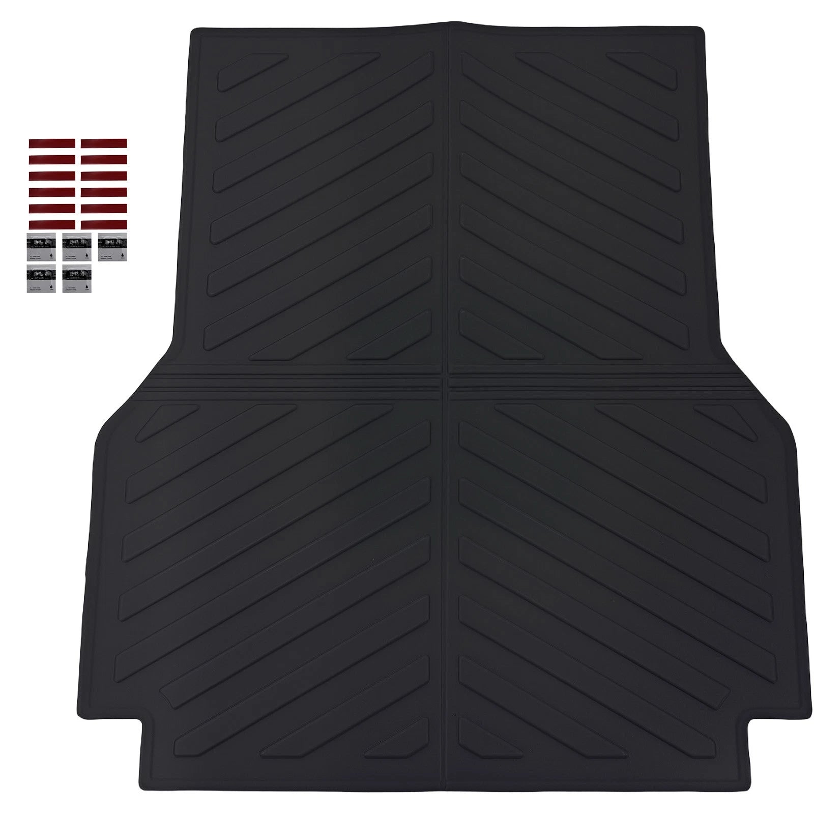 5FT Waterproof Rear Bed Mat for Toyota Tacoma 2005-2023 TPE Black Cargo Liner