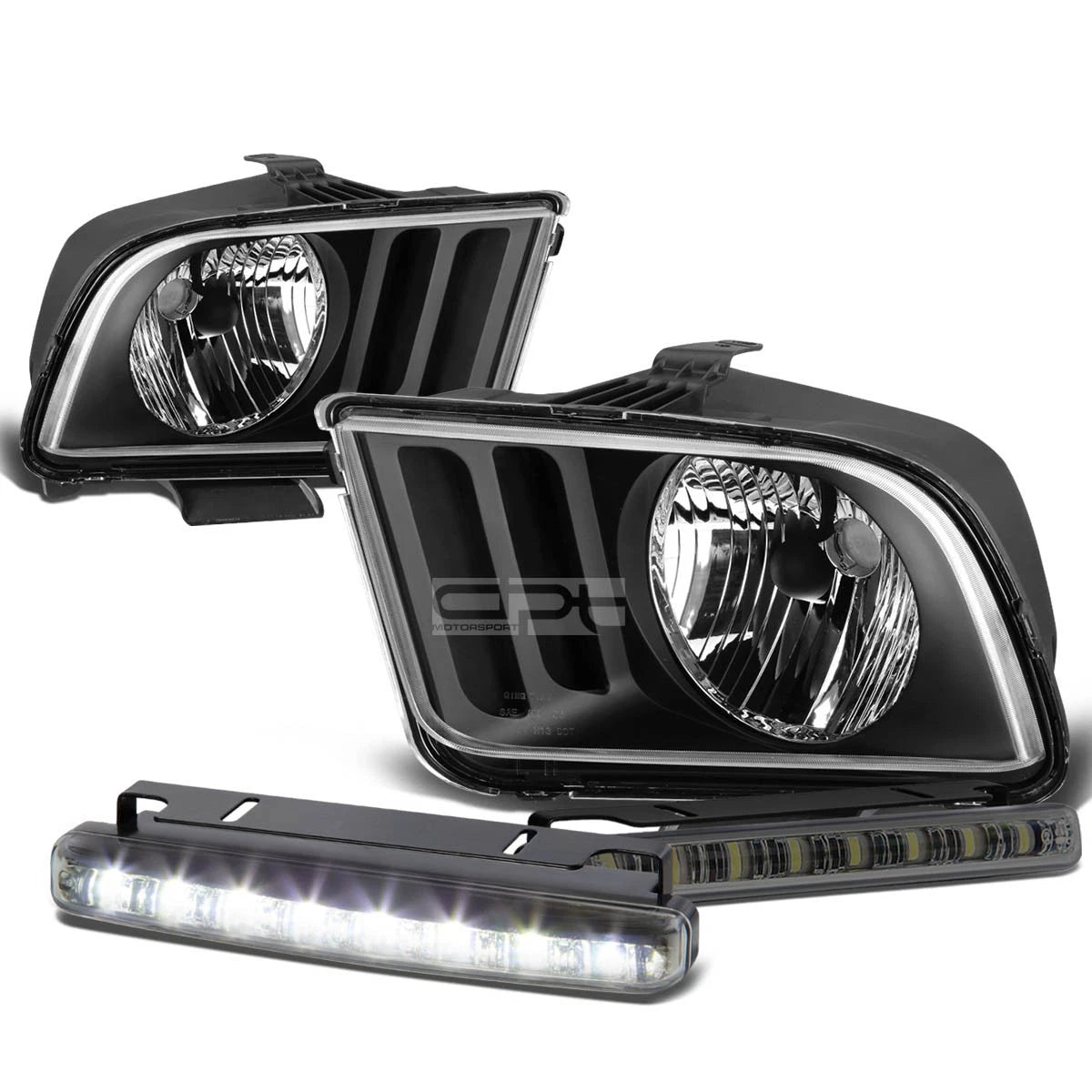 Black Housing Clear Lens Heads+smoked Led Fog Light | Built Supply Co