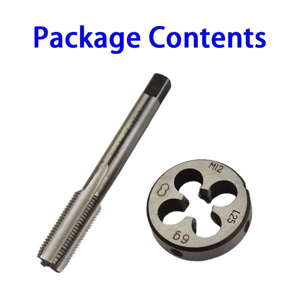 High Steel (Hss) Metric Right Hand Thread Tap & Die Kit X 1.25mm Pitch