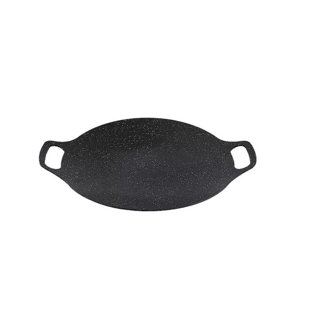 Portable Korean Bbq Grill Pan With Maifan Stone Coating For Easy
