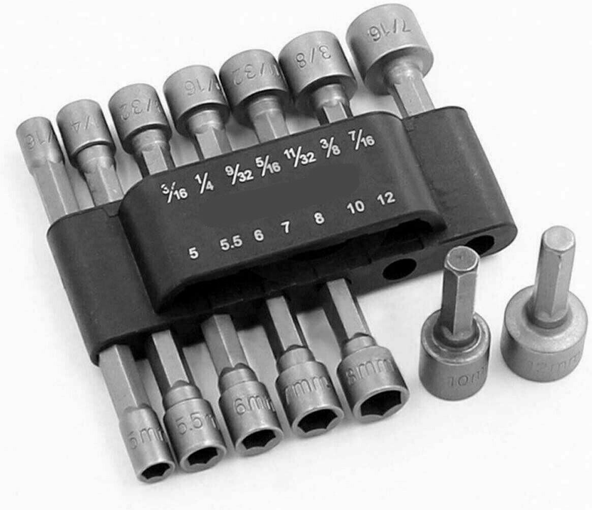 14pc ATE Pro Industrial Power Nut Driver Set