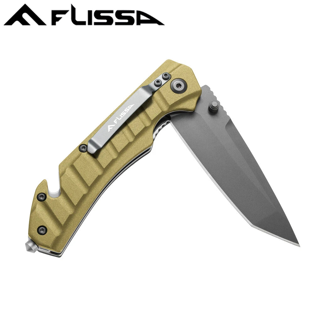 Flissa Folding Pocket Knife Tactical Knife Glass | Built Supply Co