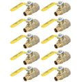 10 Pack XFITTING 3/4" Pex-B Female Ball Valve Pex B Cri