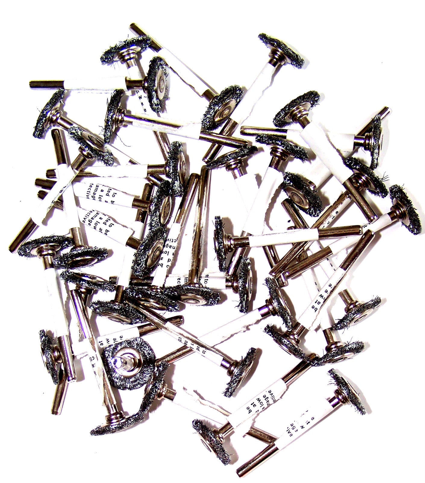 Steel Wire Brush Wheels 36pcs