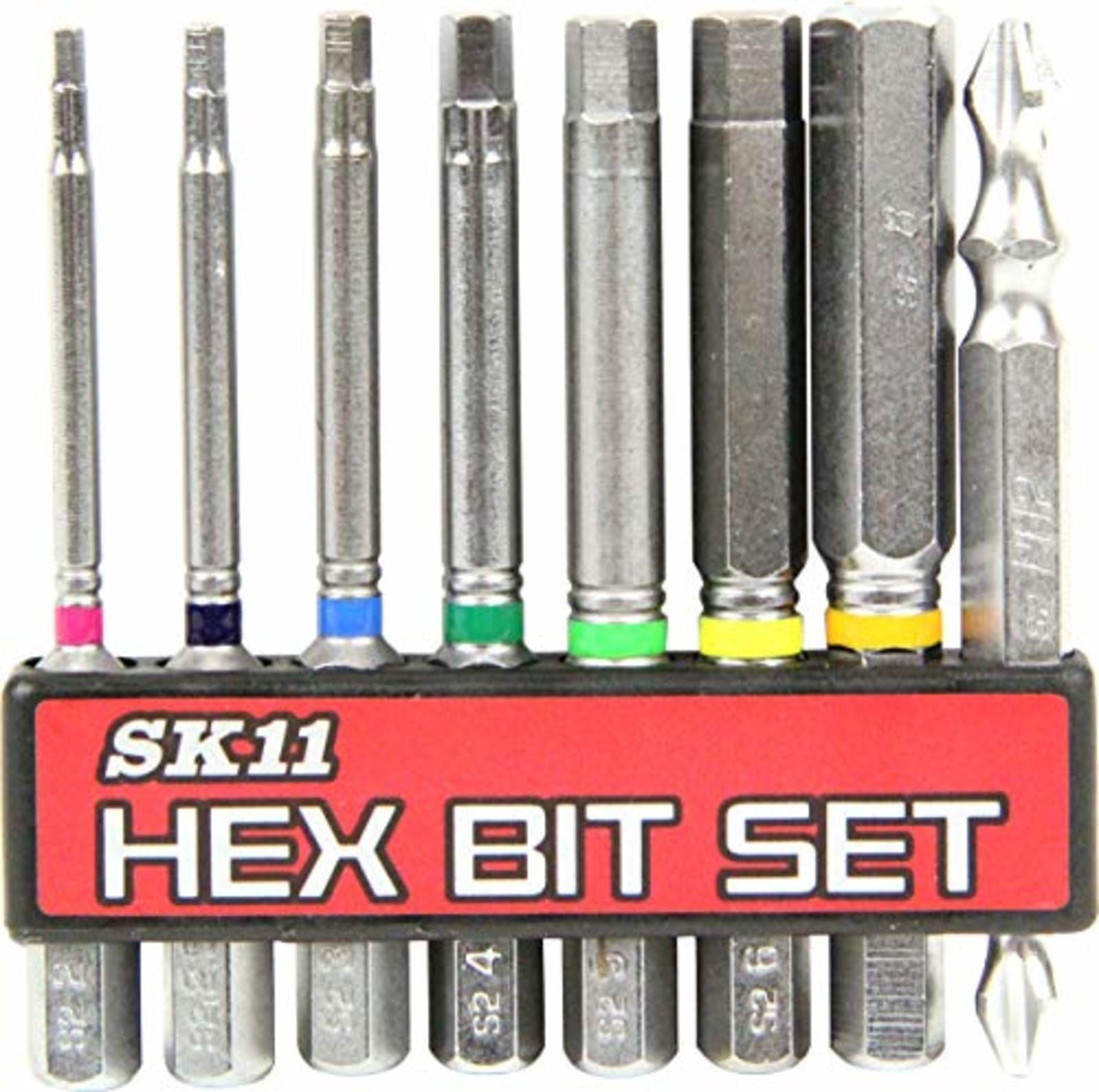 SK11 Hexagonal Bit Set 6.35mm