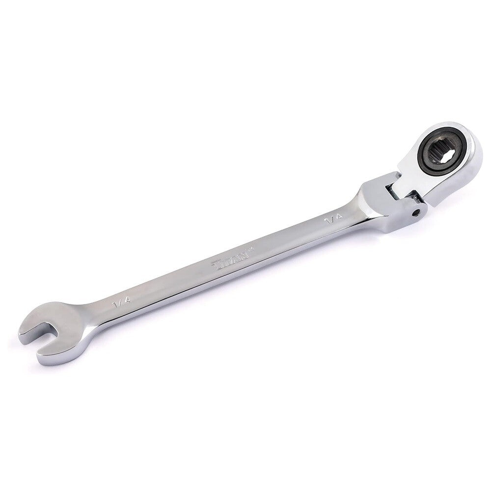 Titan 1/4-Inch 72-Tooth Flex-Head Wrench by Titan
