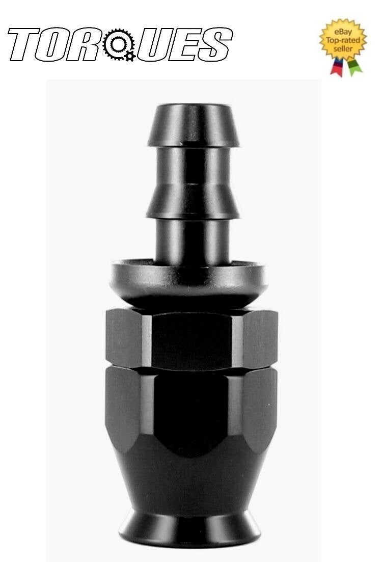 AN-6 (6AN JIC AN6) STRAIGHT PTFE Hose Fitting To 10mm Barb Adapter