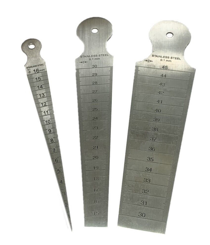 3pc Hole Gauge Set 0-45mm / 0-1"3/4 Checking Hole Diameters Rdgtools