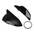 Black Mirror Guard Set for Hyundai Elantra N LED Signal 2022-2024 ABS Pair