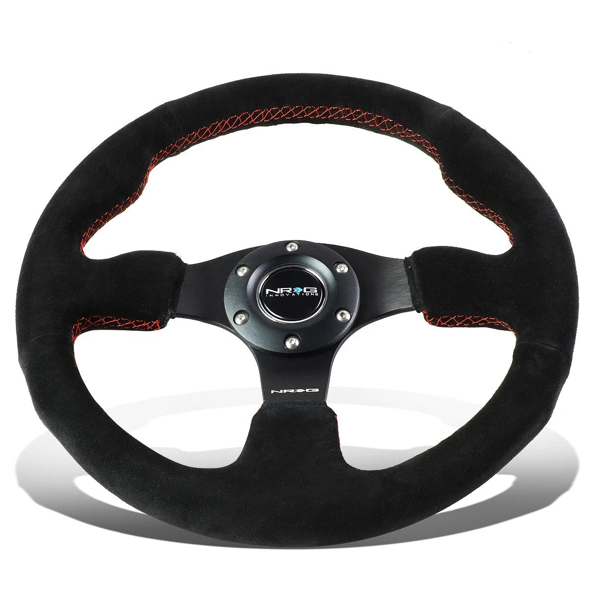 Nrg Reinforced Steering Wheel 32cm Type-r Black | Built Supply Co