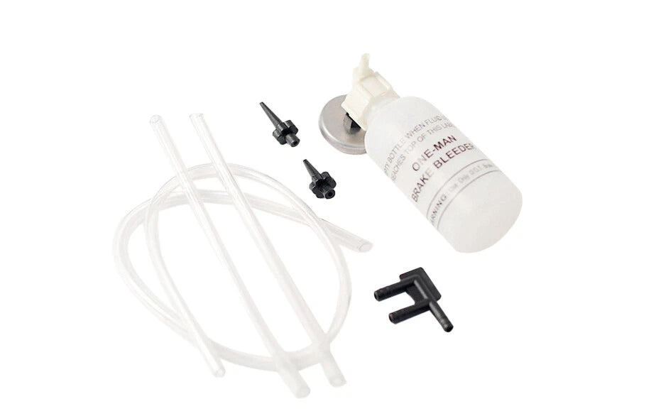 One Person Brake Bleeder Kit: 3 Adapter Plastic | Built Supply Co