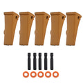 Bucket Teeth for Caterpillar J200 Series 1U3202 8E6208 5PCS Steel w/