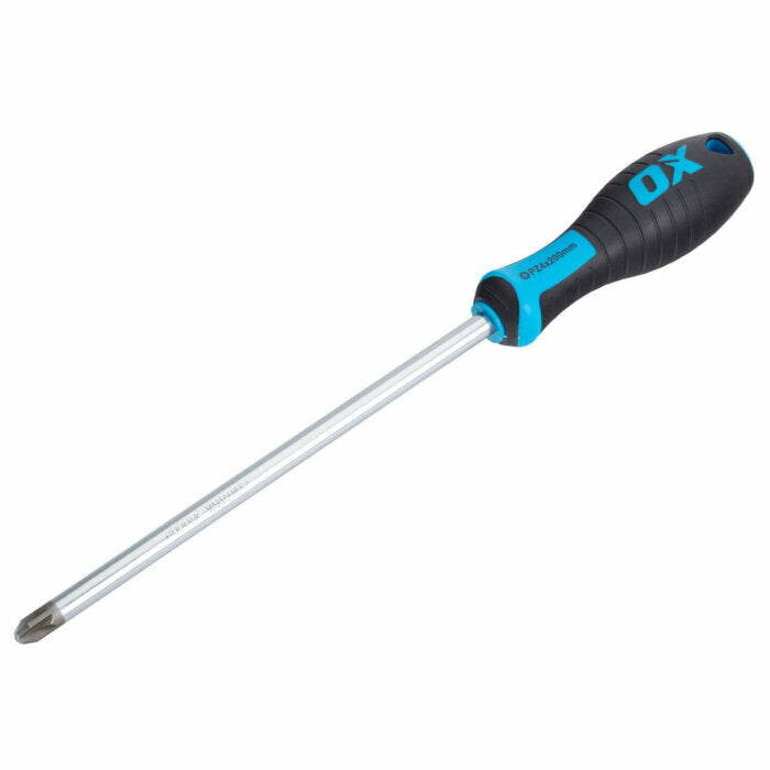 OX Tools Pro Pozi Screwdriver PZ4 x 200mm
