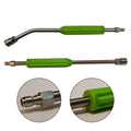 Convenient Straight And Curved Options Pressure Washer Extension Wand