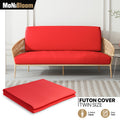 Red Twin Size Slipcovers for Futon