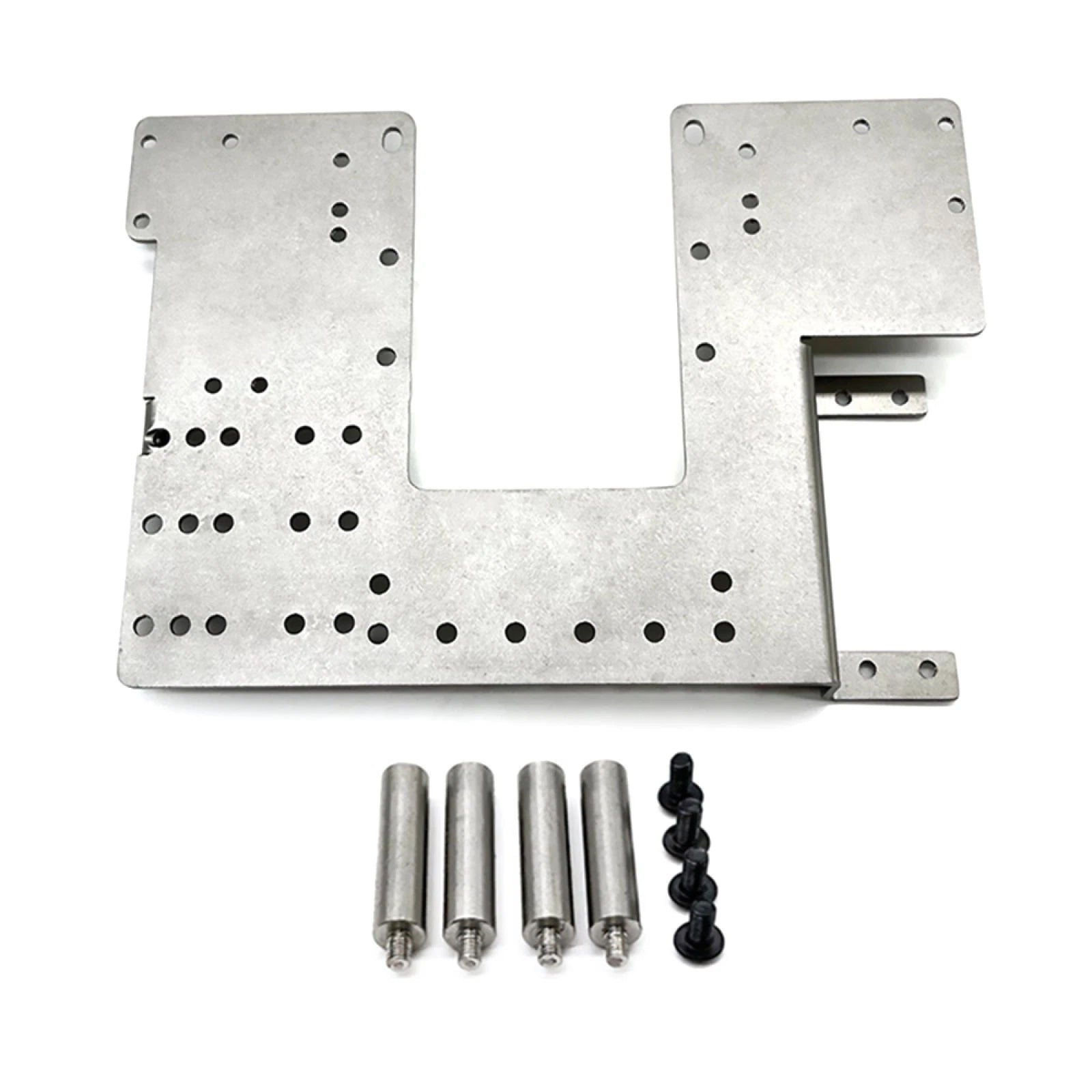 Stainless Steel Battery Case Second Floor Plate Diy Kit For Tamiya