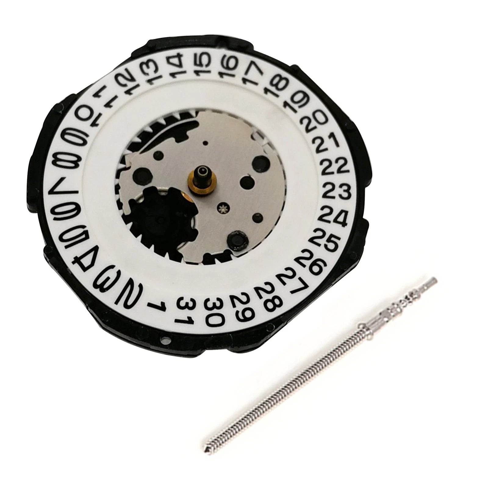 23.7mm 32,768 Hz Frequency Date At 3 Quartz Watch Movement Pc32a W/