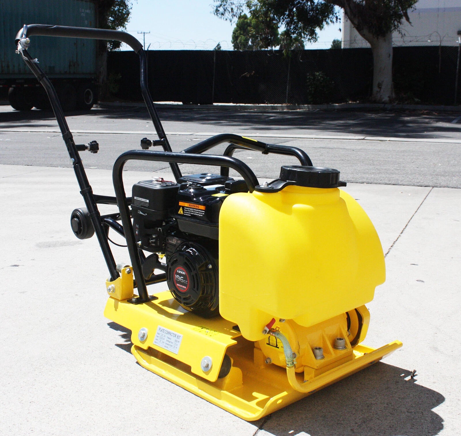 6.5hp Walkbehind Dirt Plate Compactor Dirt Soil Ashphalt Rammer