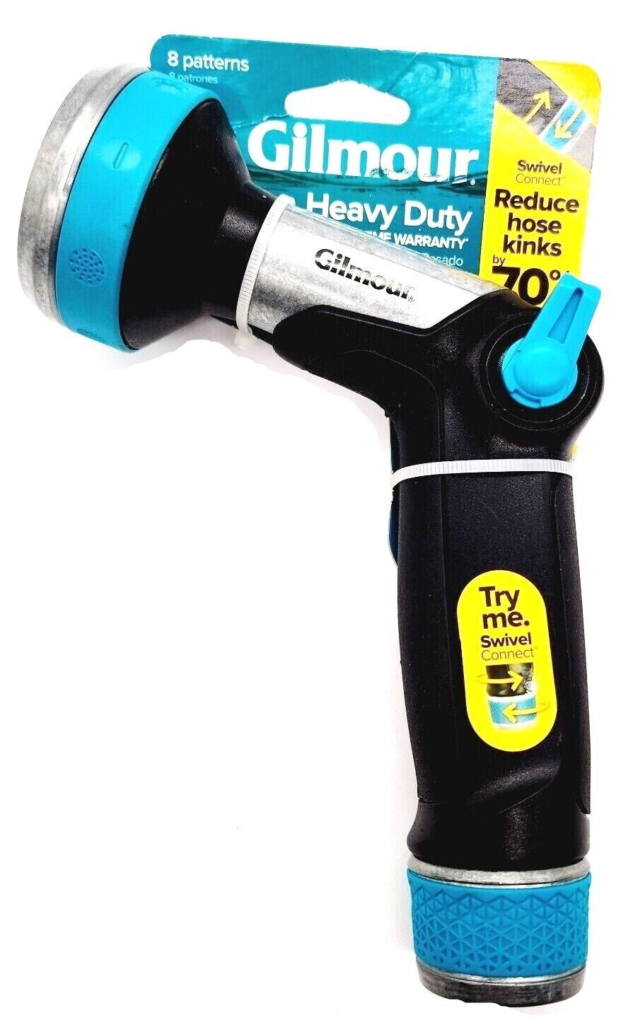Gilmour Heavy Duty Garden Water Hose Spray Nozzle