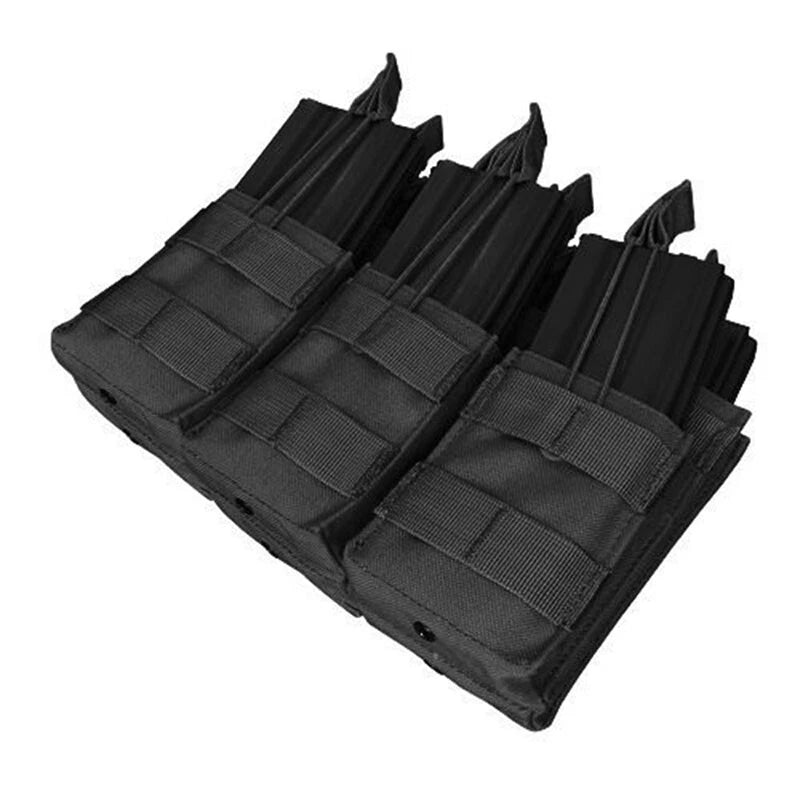 Triple Stacker 223 Or 5.56mm Magazine Pouch Mag Ammo Pouch - Black